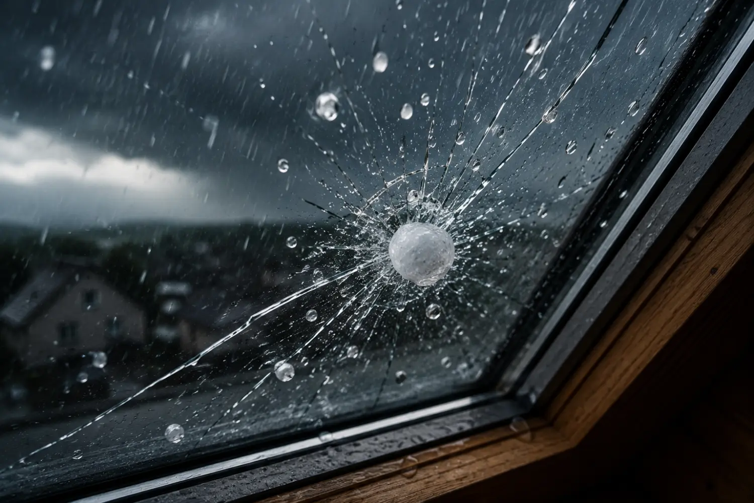 Dachfensteraustausch nach Hagelschaden